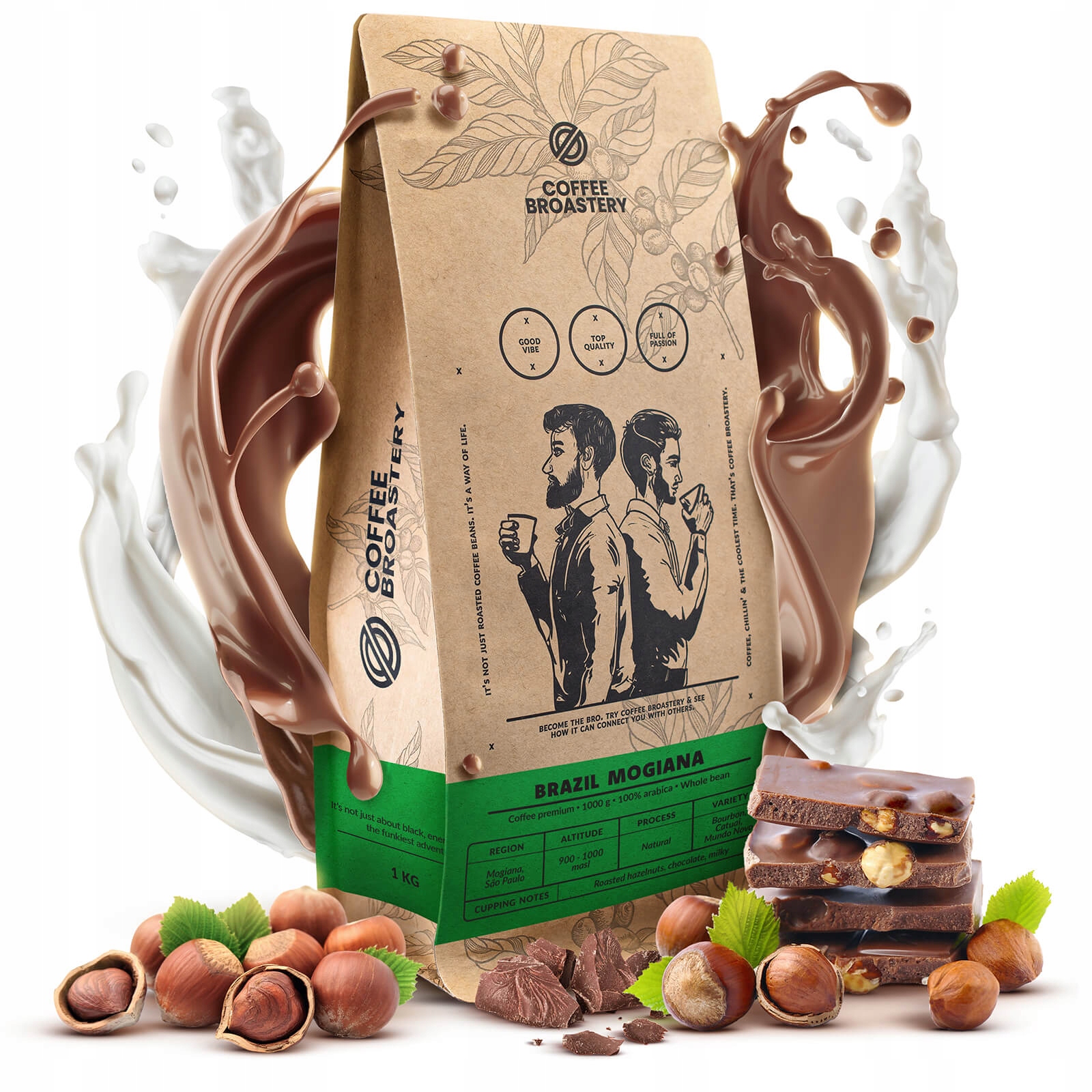 Coffee Broastery Brazil Mogiana 100 % Arabica 1 kg